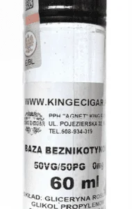 Baza Beznikotynowa King e-Cigar 50/50 – 60ml