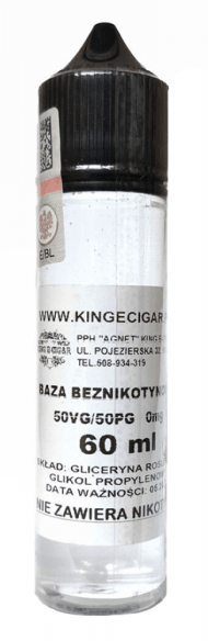 Baza Beznikotynowa King e-Cigar 50/50 – 60ml