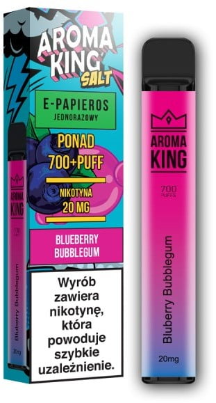 Jednorazowy AROMA KING 700 – Blueberry Bubble Gum