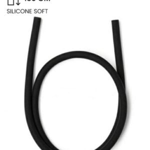 Wąż Do Shishy Silikonowy Czarny – 150 Cm