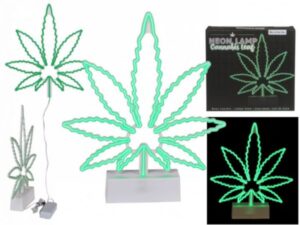 Lampka Liść Cannabis 31×26 LED na baterie