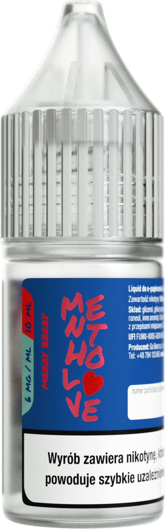 Liquid MENTHOLOVE 10ml Merry Berry 6mg