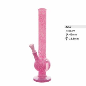 Bongo Szklane Bullet Pink Stein 38Cm