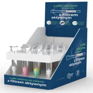 Lufka Szklana Z Filtrem Aktywnym Mix