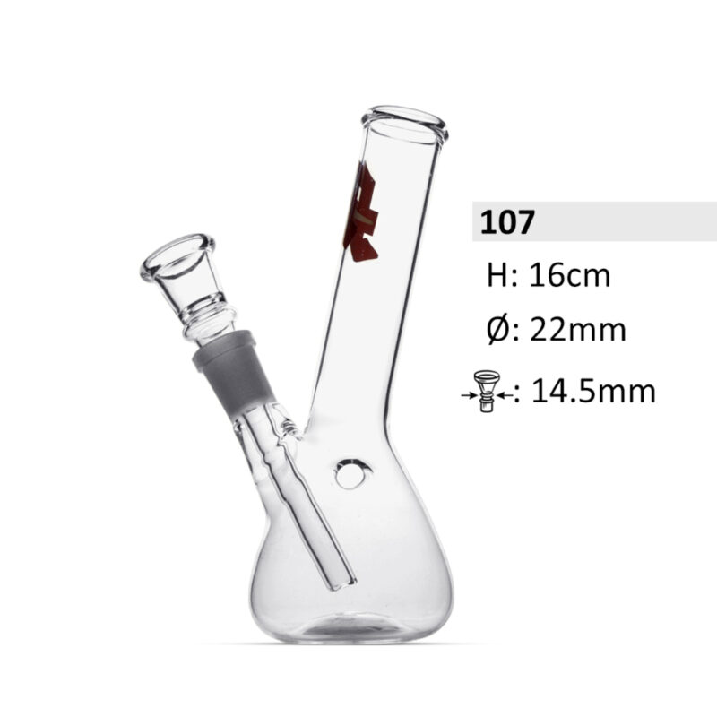 Bongo Szklane Bullet Apothek 16Cm