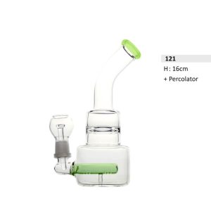 E-Papierosy, Bongo, Shisha, Cbd, Liquidy, Vape Shop 19 Bongo Szklane Bullet Oil Bong Green Dabbing 16Cm