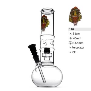 E-Papierosy, Bongo, Shisha, Cbd, Liquidy, Vape Shop 18 Bongo Szklane Bullet Skull With Ice 31Cm